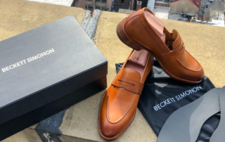 Beckett Simonon Cohen Penny Loafer On Wall