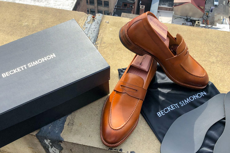 Beckett Simonon Cohen Penny Loafer On Wall