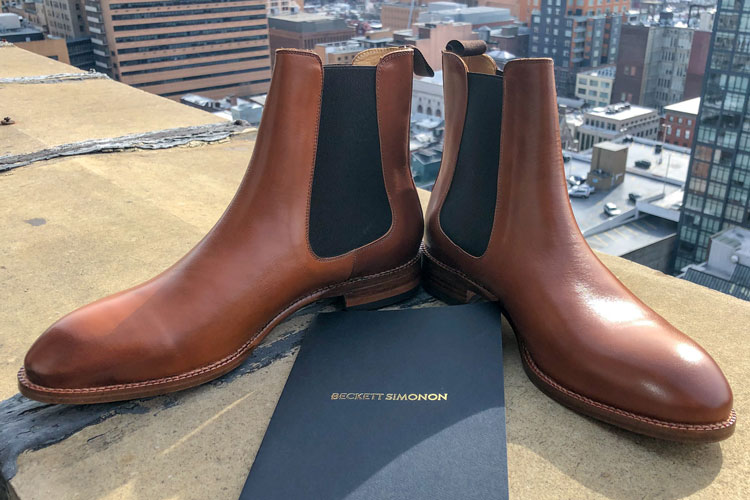 Beckett Simonon Preston Chelsea Boot On Wall