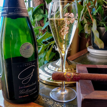 Champagne Gallimard Amphoressence & Petrossian Caviar