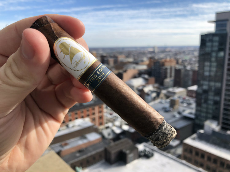 First Third Of Davidoff Winston Churchill 2019 Cigar