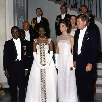 Kennedy 1962 State Dinner White Tie