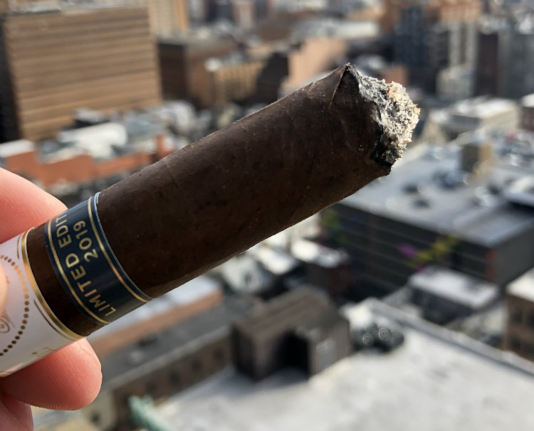 Perfect Ash Formation On Davidoff Winston Churchill 2019 Cigar