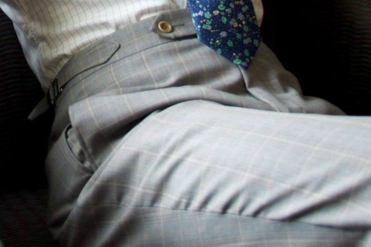 Suit Trouser With Side Fasteners