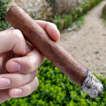 Cain & Nub F Straight Ligero Cigar First Third