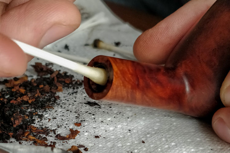 Cleaning Mortise With Q-Tip