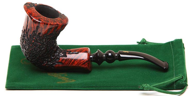 Erik Nording Freehand Rustic Tobacco Pipe