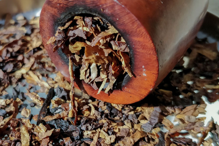 Filled Tobacco Pipe Bowl