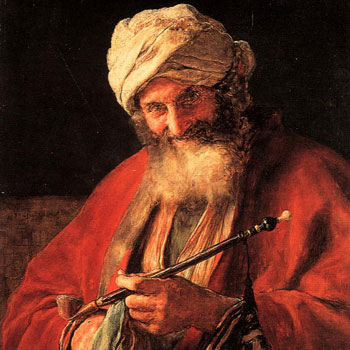 Gysis Nikolaos - Oriental Man With Pipe