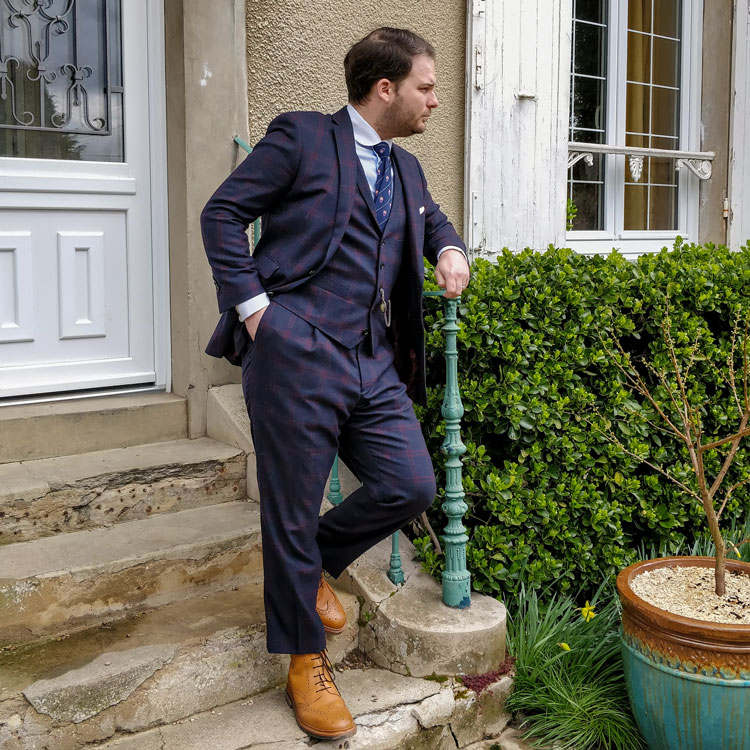 Indochino Custom Suit & Samuel Windsor Prestige Boots