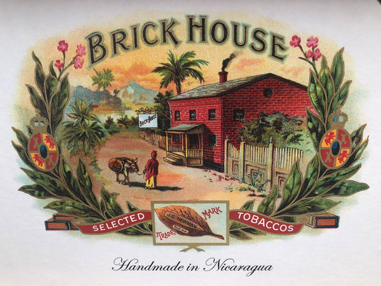 JC Newman Brick House Cigar Logo