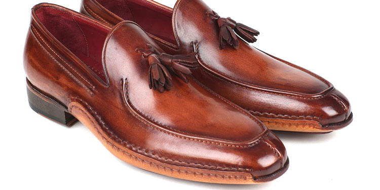 Paul Parkman Opanka Stitch Tassel Loafer