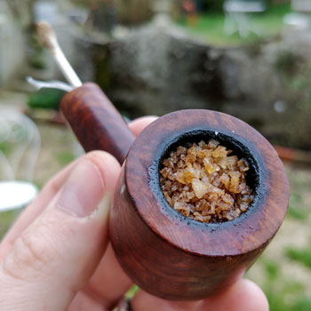 Salt & Alcohol Solution In Pipe After 24 Hours