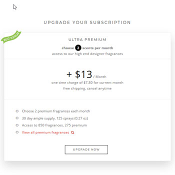 Scent Box Upgrade Option
