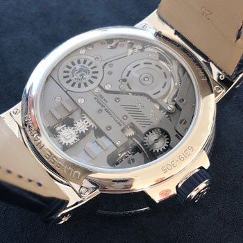 Ulysse Nardin Mega Yacht Case Back by Roberta Naas