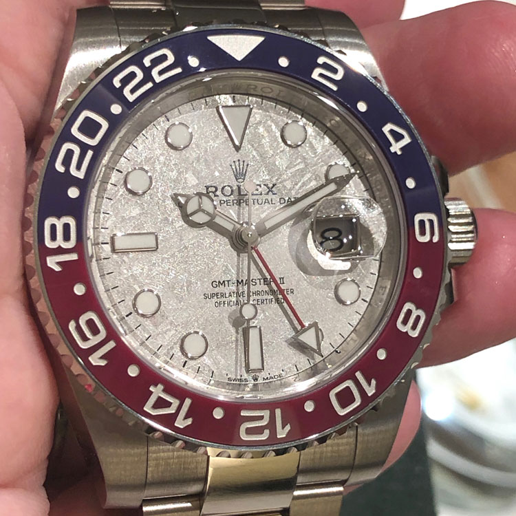 Baselworld 2019 Rolex GMT Master II with meteorite dial