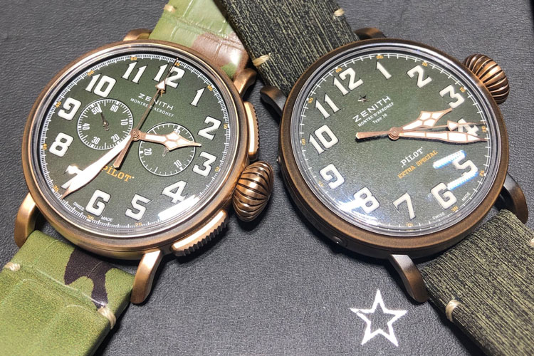 Baselworld 2019 Zenith Pilot Watch (retro and green)