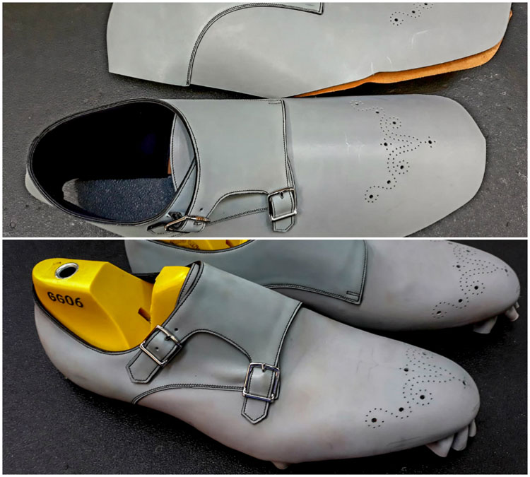 Gaziano Girling Made To Order Shoe Uppers On Last