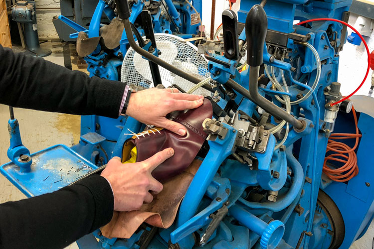 Gaziano Girling Uppers Being Welted