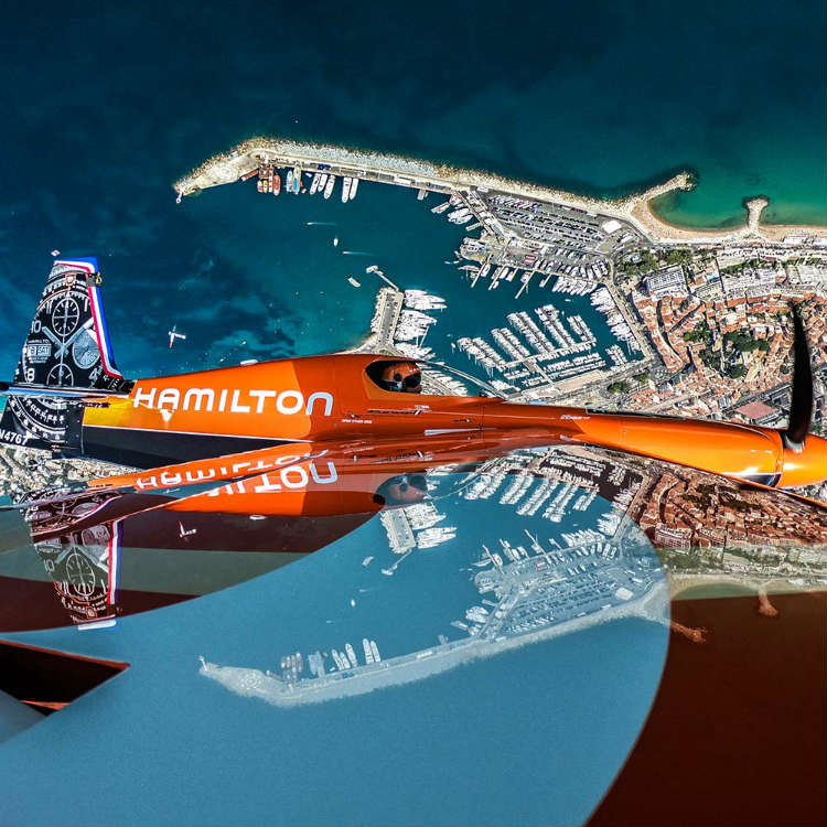 Hamilton Sponsors Red Bull Air Racing