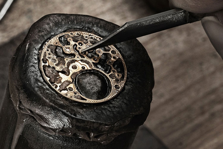 Hands Engraving Jaeger-LeCoultre Watch Parts