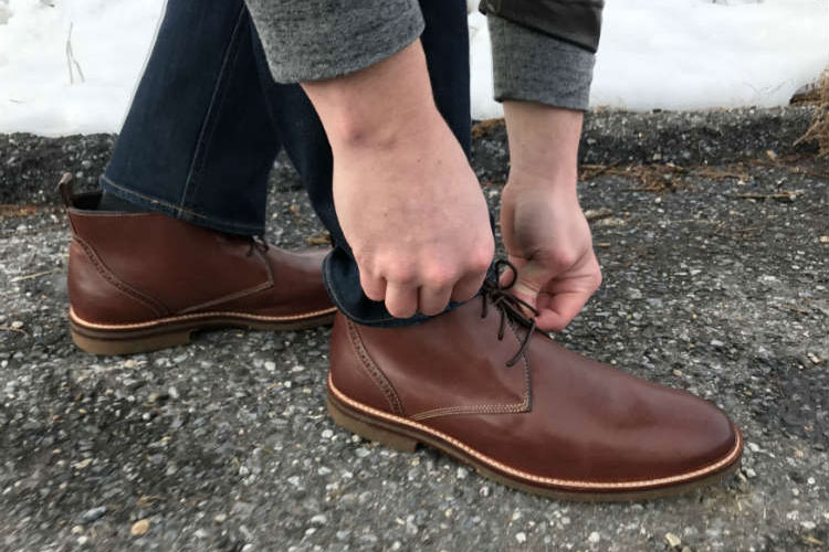 Lacing Up Johnston & Murphy Chukka Boots