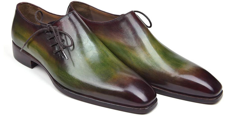 Paul Parkman Side Lace Green Wholecut