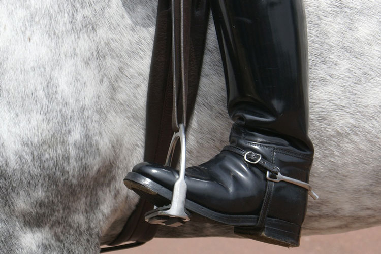 Riding Boots In Stirrups