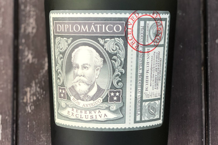 Ron Diplomatico Label Close-up