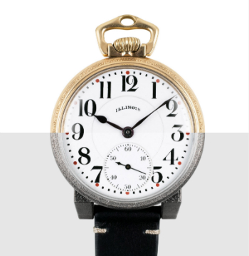 Vortic watch overlay with pocketwatch 
