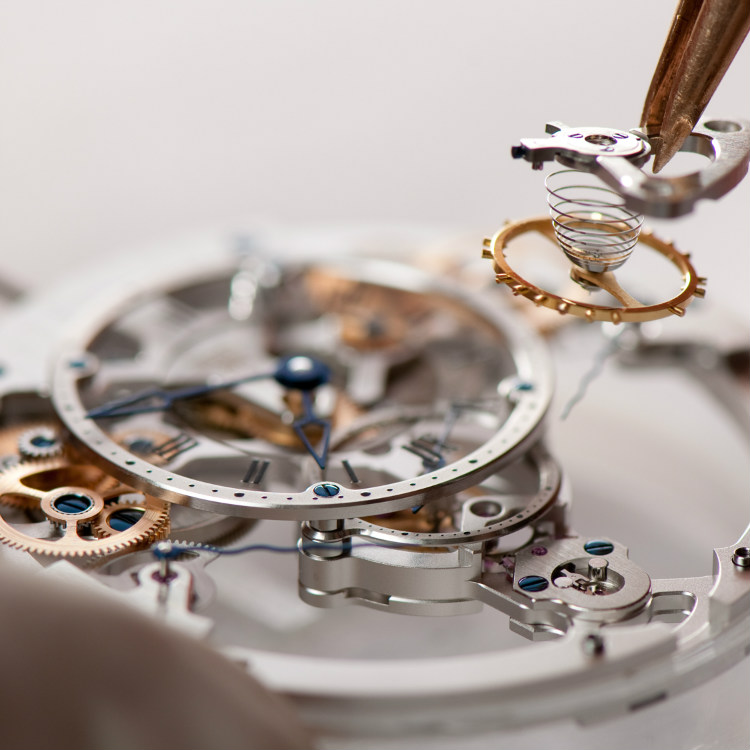 Arnold & Son Manufacture Caliber Being Assembled