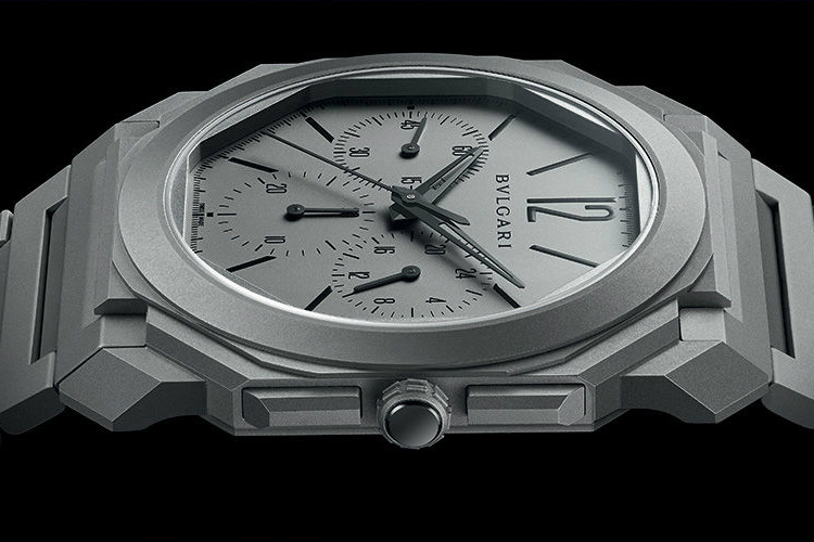 Bvlgari Octo Finissimo Chronograph Watch In Titanium