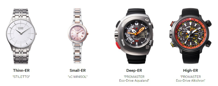 Citizen Watches with Eco-Drive Movements Styles