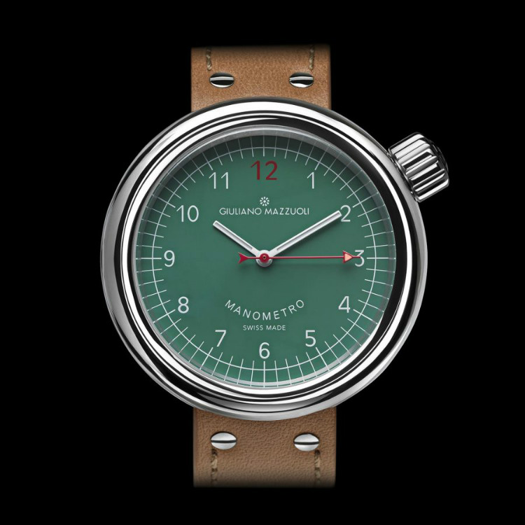 Giuliano Mazzuoli Manometro Green Dial Watch
