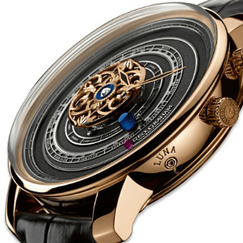 Graham Orrery Tourbillon Lacquered Dial Closeup