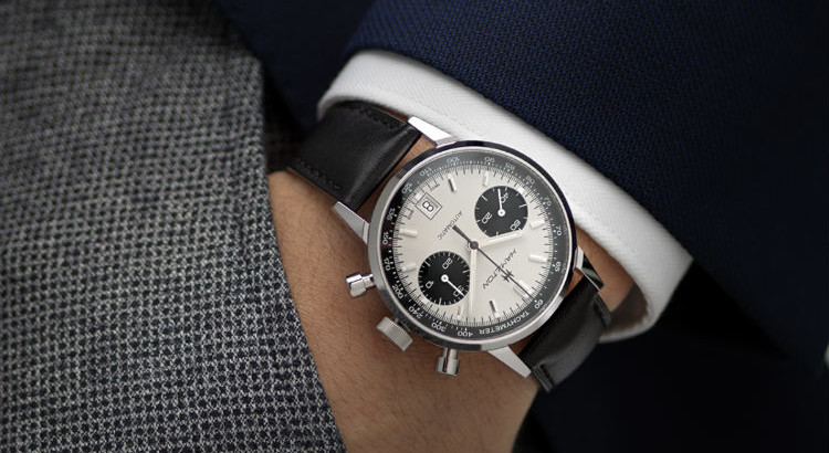 Hamilton Intra-Matic Panda Watch On Wrist
