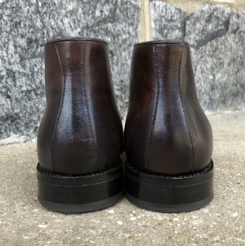Heel Shot of Beckett Simonon Brown Ellis Boot