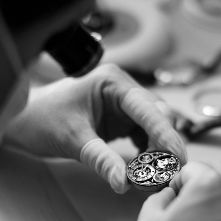 Memorigin Tourbillon Disassembled On Watchmaker Bench