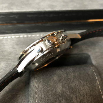 Omega CK2998 Case Side Shot in Box