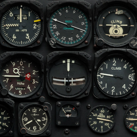 Picture of Cockpit Aviation Instruments
