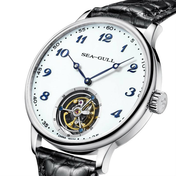 Seagull Tourbillon Manual Watch White Dial