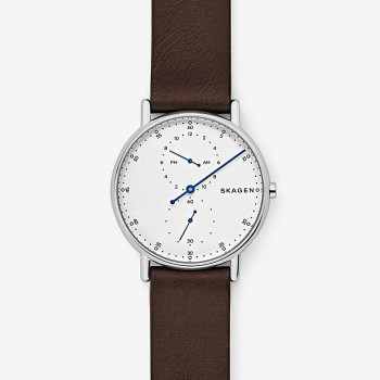 Skagen Signatur One-Hand Watch On Leather