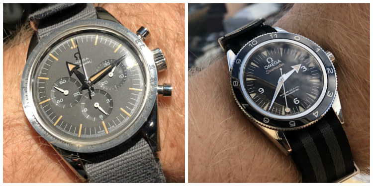 Speedmaster 57 and Seamaster 300 Comparison