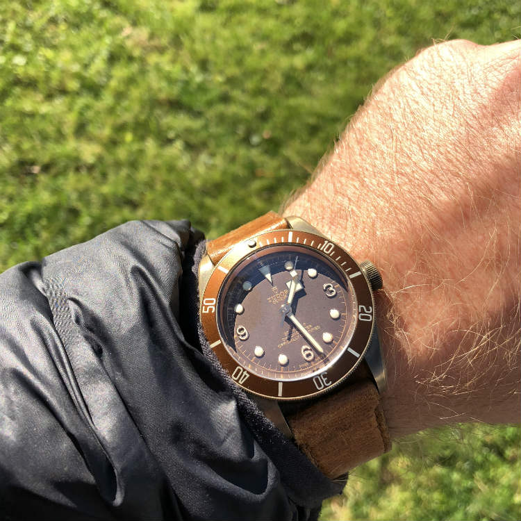 Tudor Black Bay Bronze 2016 Model On Wrist