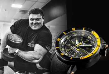 Vostok-Europe Big Z Watch Ad Strongman