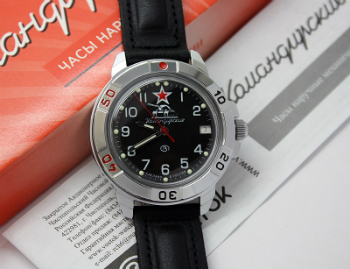 Vostok Komandirskie Watch On Strap