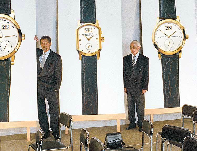 Walter Lange Gunter Presenting First Lange Watches