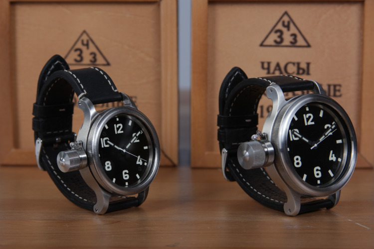 Zlatoust Divers With Wood Watch Boxes