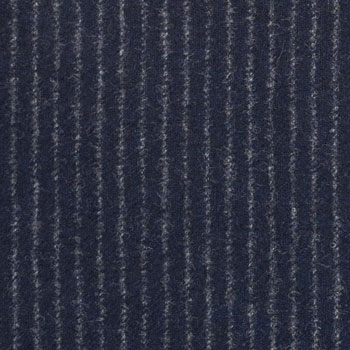 Black Lapel Chalk Strip Flannel