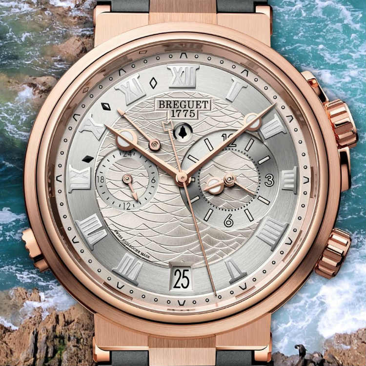 Breguet Marine Alarme Musicale Wristwatch 5547BR